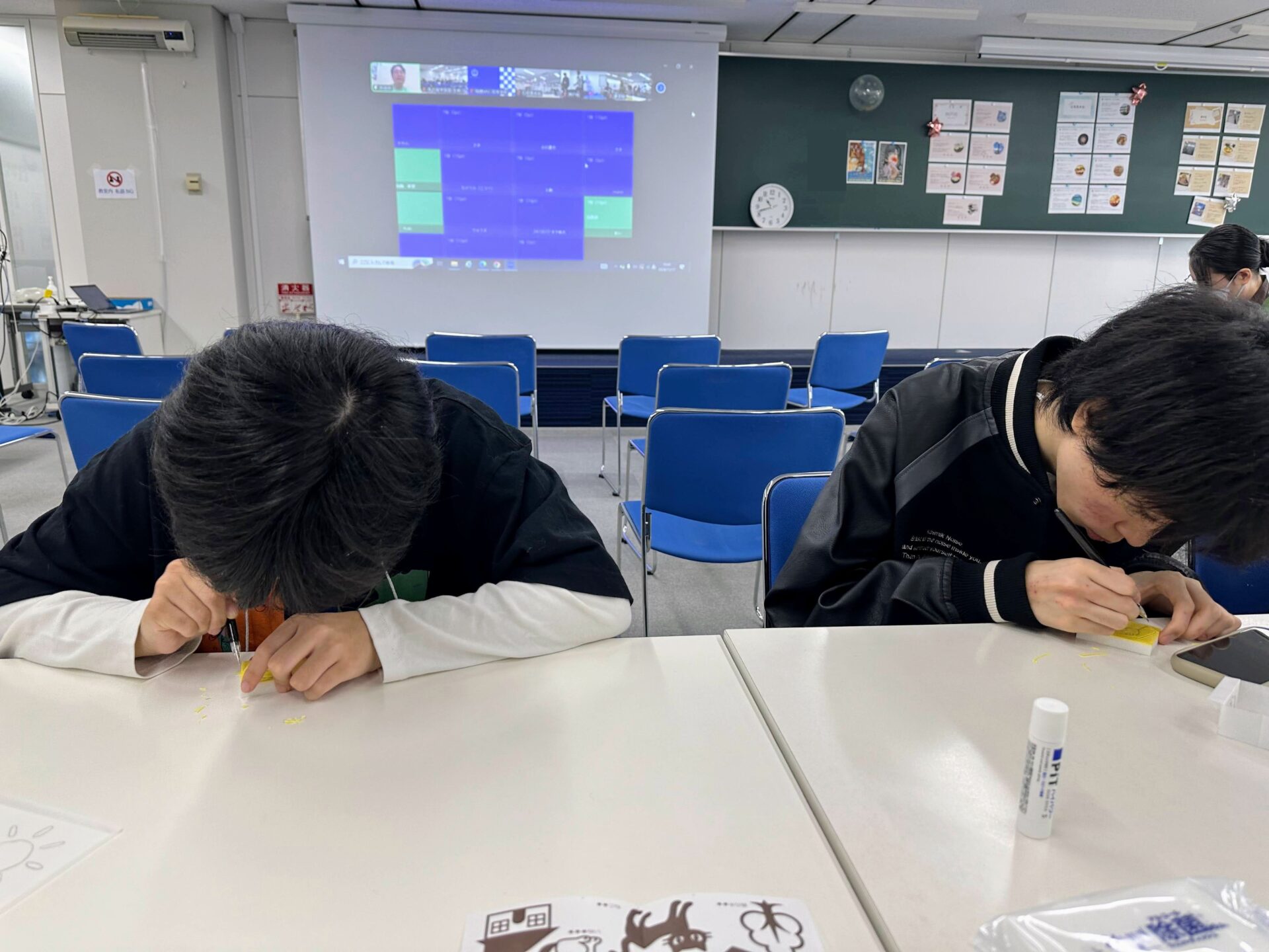 名古屋学習室 消しゴムはんこコーナー