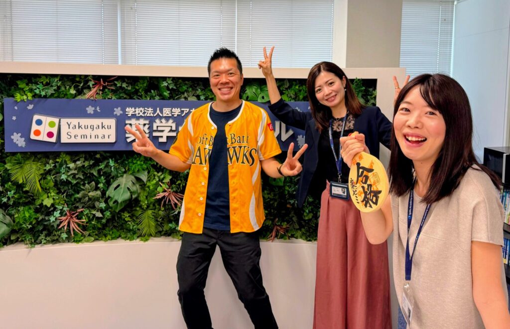 加賀谷副校長・鬼倉講師・東教室長