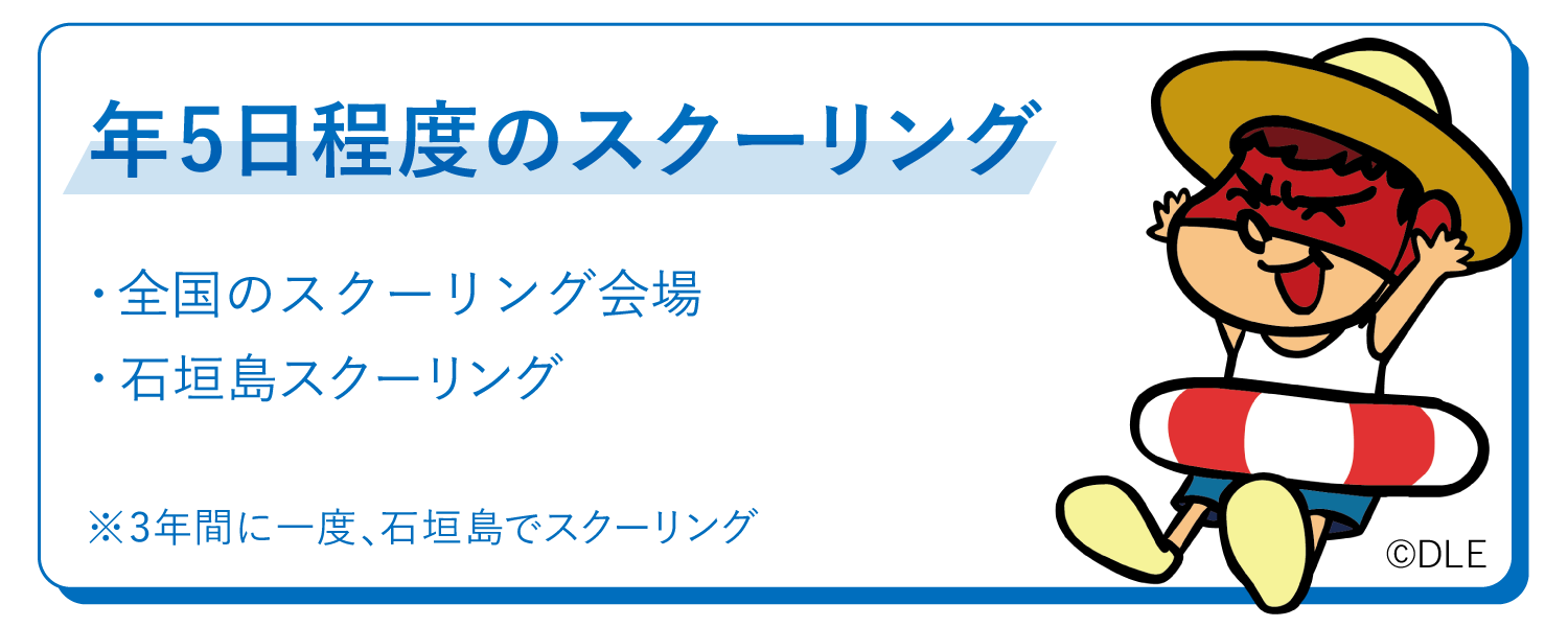 「年5日程度のスクーリング」詳細への遷移ボタン
