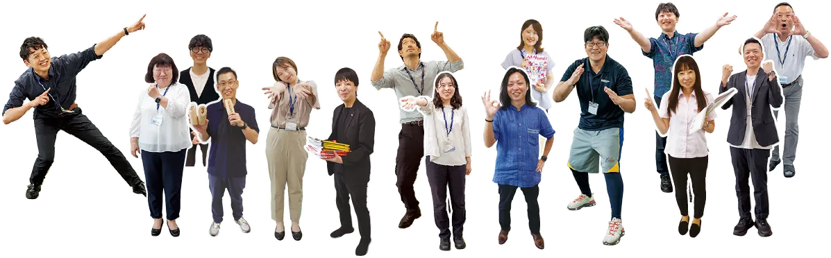 瑞穂MSC高等学校のスタッフ達