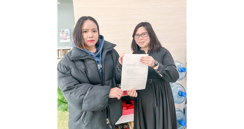 何人もの職員と面談練習を重ねた、MSCでの就職活動