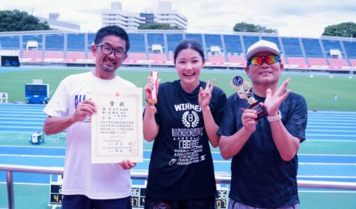 【優勝速報】定通制インターハイ女子走り幅跳び 新谷咲空さん