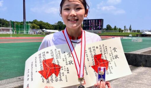 女子走り幅跳び日本一を目指す！定通制全国大会は来週！