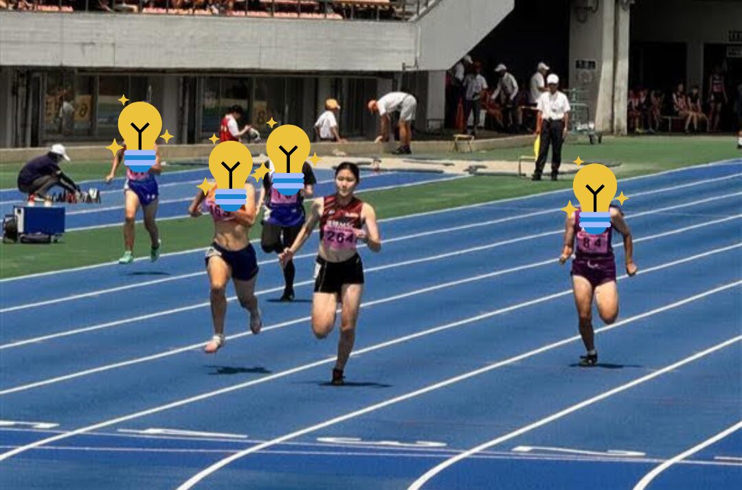 定通制全国2025　女子100m予選　第4組