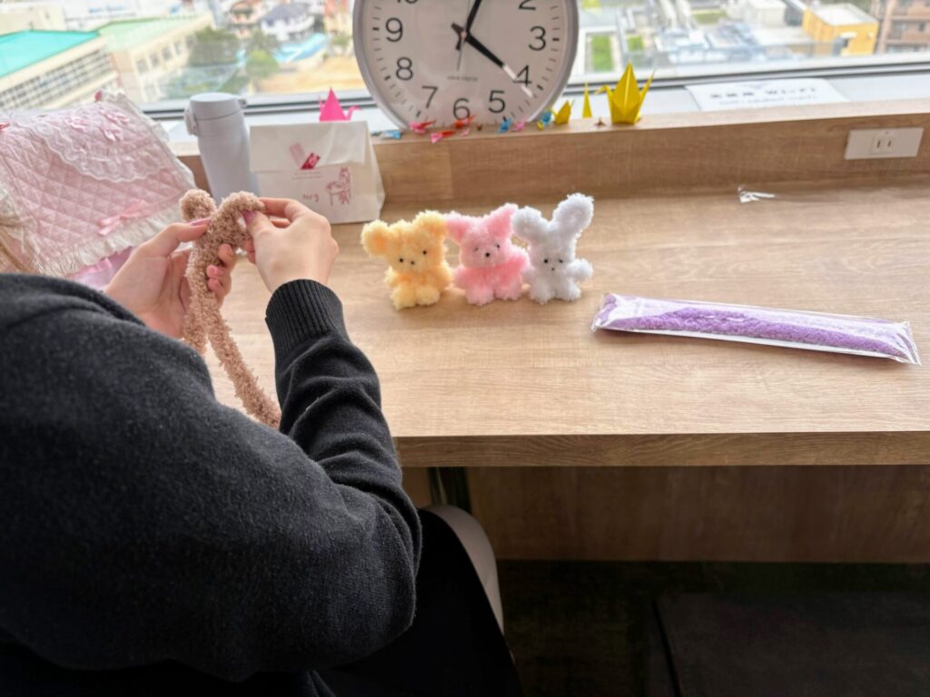 モールでマスコットづくり
